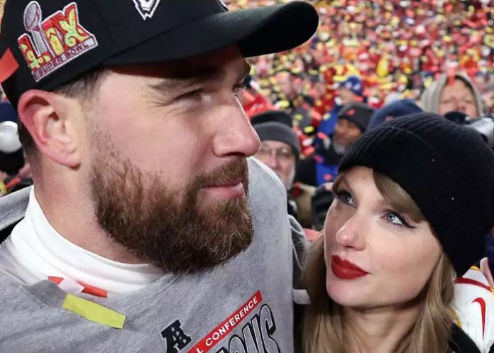 Foto: Travis Kelce y Taylor Swift /cortesía Foto: Travis Kelce y Taylor Swift /cortesía