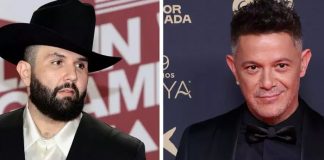 Foto: Carín León y Alejandro Sanz /cortesía