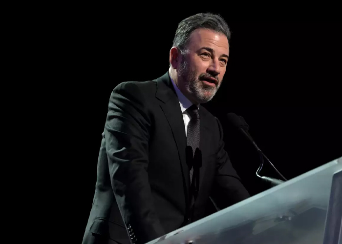 Foto: Jimmy Kimmel sobre Charlie Kirk /cortesía