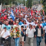 Carazo rinde homenaje al comandante Ricardo Morales Avilés Foto: Homejane al Comandante Ricardo Morales Avilés y a los héroes de Nandaime/TN8