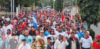 Foto: Homejane al Comandante Ricardo Morales Avilés y a los héroes de Nandaime/TN8