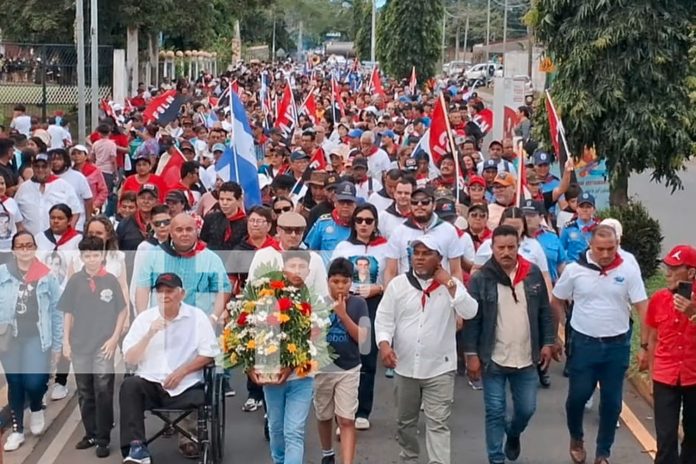Foto: Homejane al Comandante Ricardo Morales Avilés y a los héroes de Nandaime/TN8 Foto: Homejane al Comandante Ricardo Morales Avilés y a los héroes de Nandaime/TN8