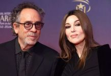 Foto: Tim Burton y Monica Bellucci /cortesía