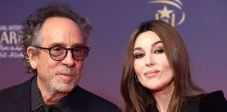 Foto: Tim Burton y Monica Bellucci /cortesía
