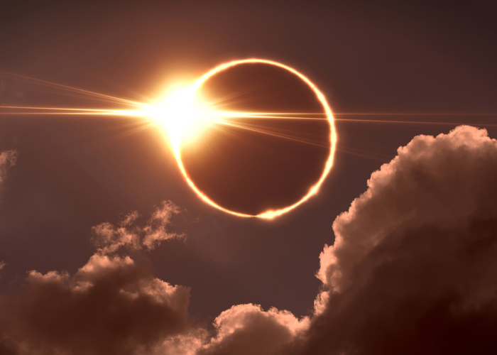 Foto: Último eclipse solar de 2025 /cortesía