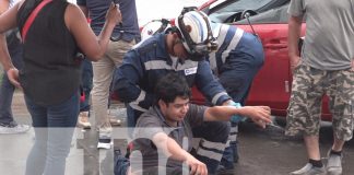 Foto: Joven motociclista resulta con lesiones tras fuerte impacto en Estelí/TN8