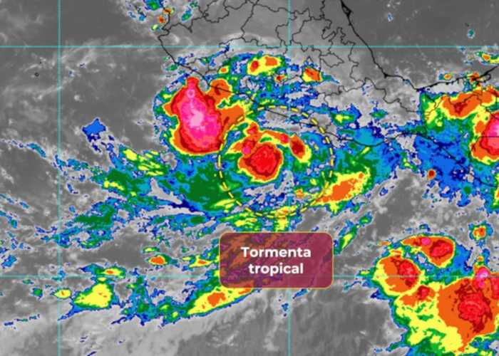 Foto: Tormenta tropical en México /cortesía