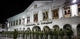 Foto: Militarización en Ecuador /cortesía