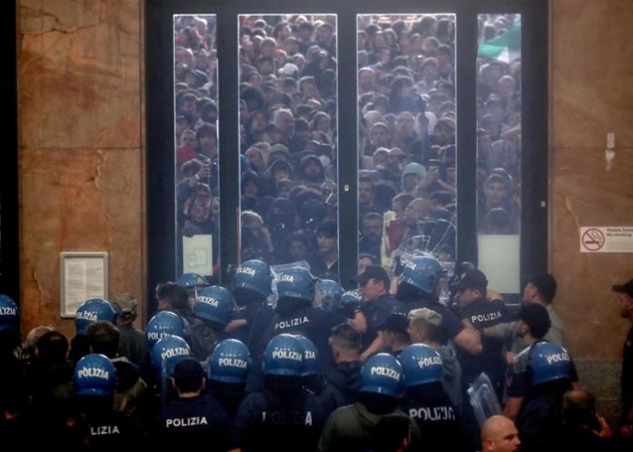 Foto: Italia estalla por Gaza /cortesía Foto: Italia estalla por Gaza /cortesía