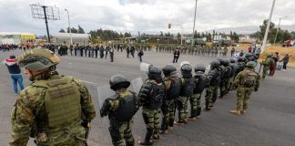 Foto: Paro nacional en Ecuador /cortesía