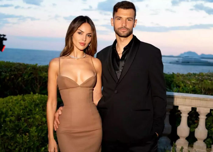 Foto: Eiza González y Grigor Dimitrov /cortesía