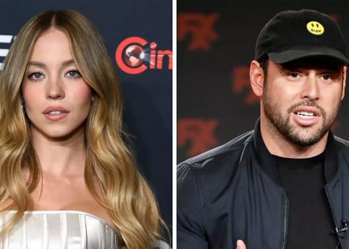 Foto: Sydney Sweeney y Scooter Braun /cortesía