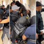 Agentes migratorios detienen con violencia a padre frente a su familia en Nueva York Foto: Brutal agresión a migrante en Nueva York /cortesía