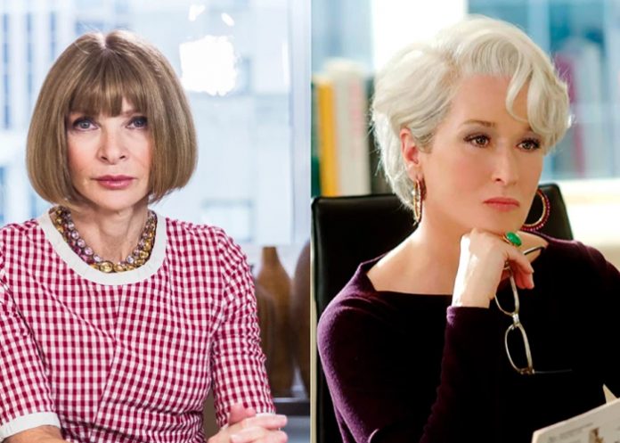 Foto: Miranda Priestly y Anna Wintour /cortesía Foto: Miranda Priestly y Anna Wintour /cortesía