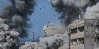 Foto: Israel bombardea Gaza /cortesía