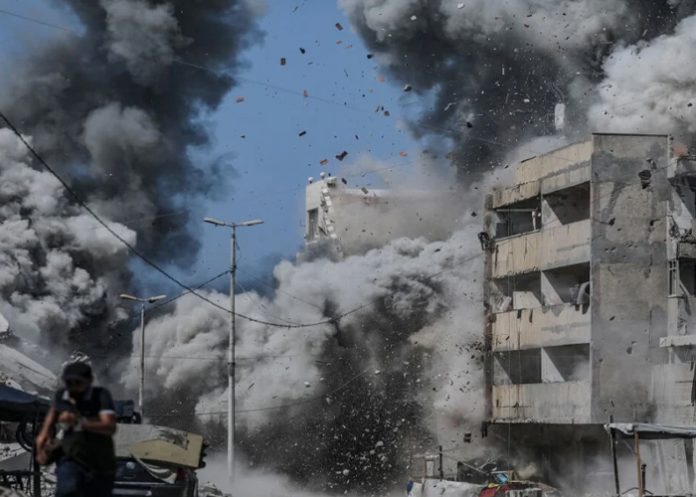 Foto: Israel bombardea Gaza /cortesía