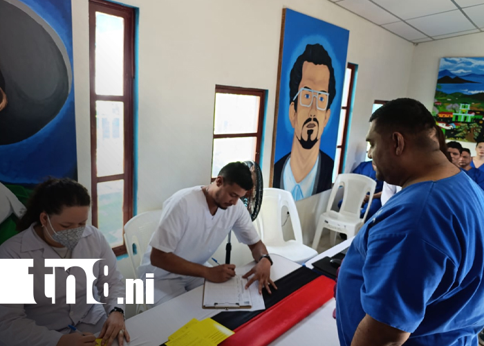 Foto: Campaña de vacunas en centros penitenciarios de Nicaragua/TN8