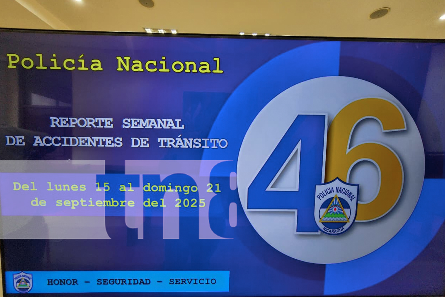 Foto: Policía Nacional reporta reducción de accidentes de tránsito /TN8