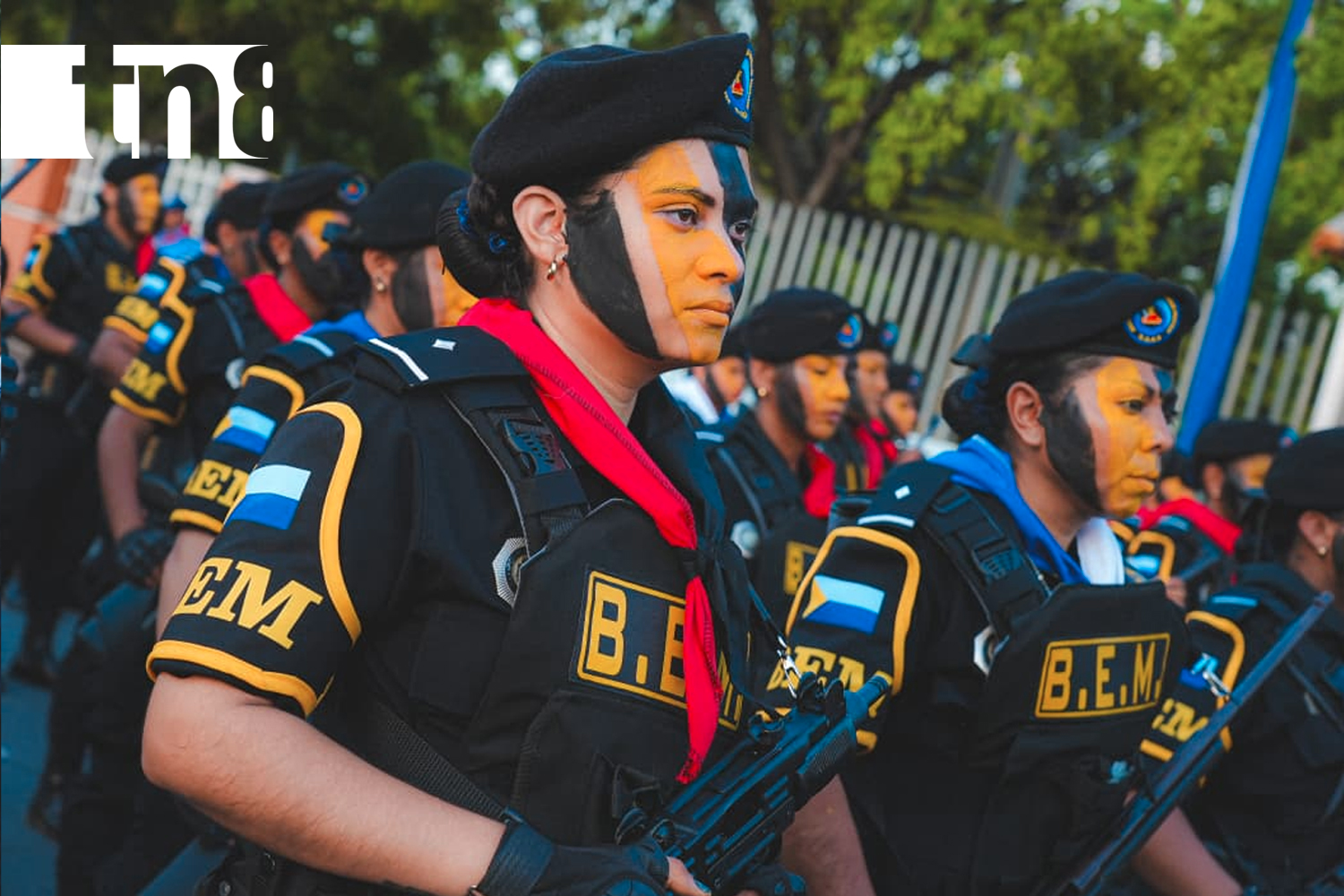 Foto: Desfile Policial por el 46 aniversario