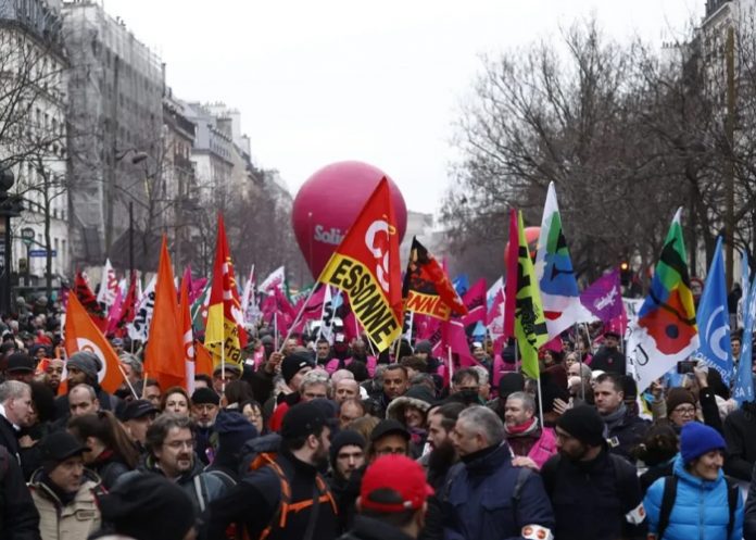 Foto: Protestas en Francia /cortesía Foto: Protestas en Francia /cortesía
