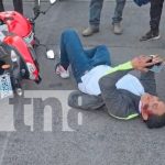 Managua: Tres lesionados en accidente de tránsito en semáforos del Jonathan González Foto: Managua, accidente en semáforos del Jonathan González /TN8