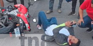 Foto: Managua, accidente en semáforos del Jonathan González /TN8