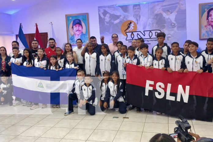 Foto: Delegación pinolera rumbo a los Juegos Infantiles Centroamericanos /TN8 Foto: Delegación pinolera rumbo a los Juegos Infantiles Centroamericanos /TN8