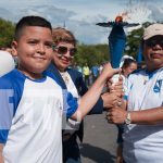 Con orgullo patrio la antorcha Centroamericana recorre el departamento de Madriz Foto: Madriz recibe la antorcha centroamericana/TN8