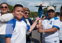 Foto: Madriz recibe la antorcha centroamericana/TN8
