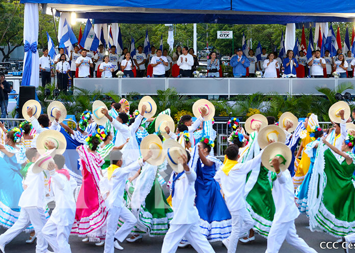 Foto: Desfile Patrio en Nicaragua /cortesía