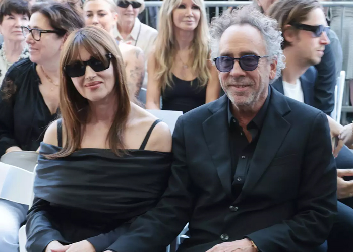 Foto: Tim Burton y Monica Bellucci /cortesía