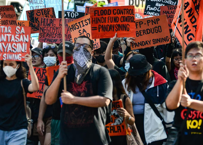 Foto: Masivas protestas en Filipinas /cortesía