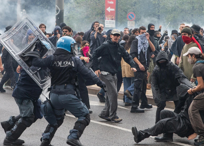 Foto: Italia estalla por Gaza /cortesía