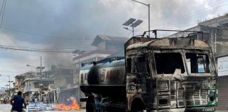 Foto: Violenta protesta sacude una región 'rebelde' de India /Cortesía