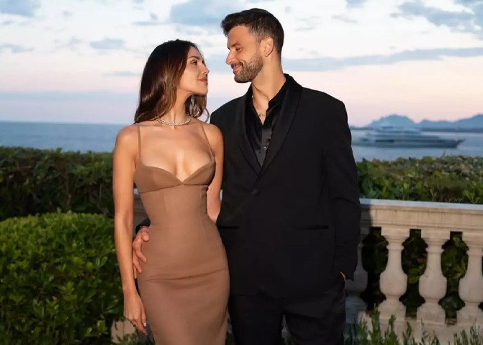 Foto: Eiza González y Grigor Dimitrov /cortesía