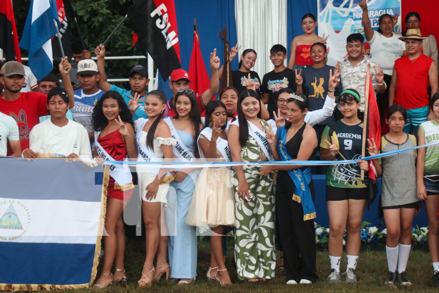 Foto: Siuna celebra la entrega de mejoras en el Estadio Eloy Soza Roque/TN8