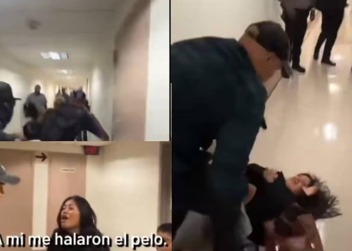 Foto: Brutal agresión a migrante en Nueva York /cortesía