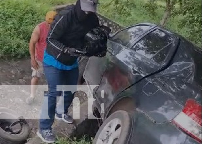 Foto: Accidente la carretera hacia Boaco /TN8