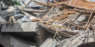 Foto: Colapso de una escuela en Indonesia /Cortesía