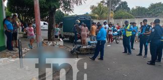 Foto: Trágico accidente de tránsito cobra la vida de un motociclista en Managua/TN8