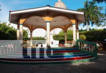 Foto: Parque Central de Nandaime se alista para inaugurar con luces navideñas/TN8