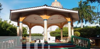 Foto: Parque Central de Nandaime se alista para inaugurar con luces navideñas/TN8