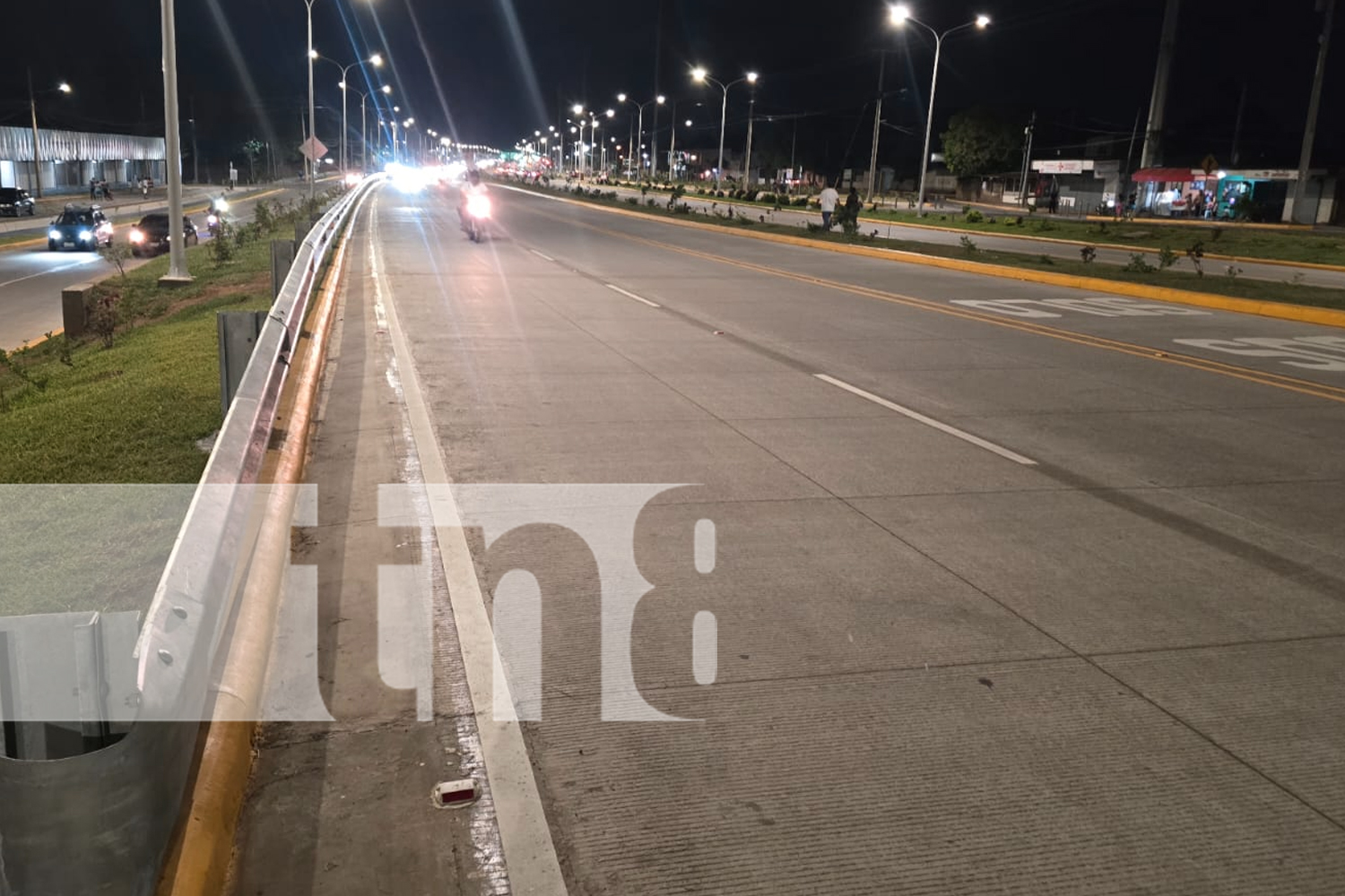 Foto: Pista Héroes de la Insurrección: Modernización vial al servicio de Managua/TN8