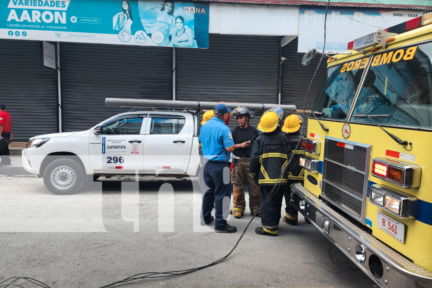 Foto: Managua Conato de incendio en el Oriental/TN8