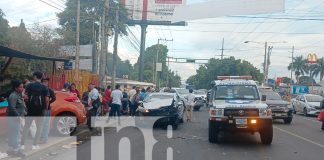 Foto: Masaya: mujer lesionada al ser atropellada mientras esperaba transporte/TN8