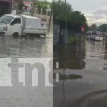 Fuertes lluvias inundan Managua y rebasan cauces en varios sectores Foto: Fuertes lluvias causan estragos en varios puntos de Managua /TN8