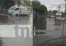 Fuertes lluvias inundan Managua y rebasan cauces en varios sectores Foto: Fuertes lluvias causan estragos en varios puntos de Managua /TN8