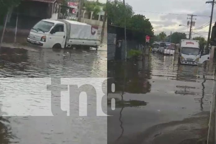 Foto: Fuertes lluvias causan estragos en varios puntos de Managua /TN8