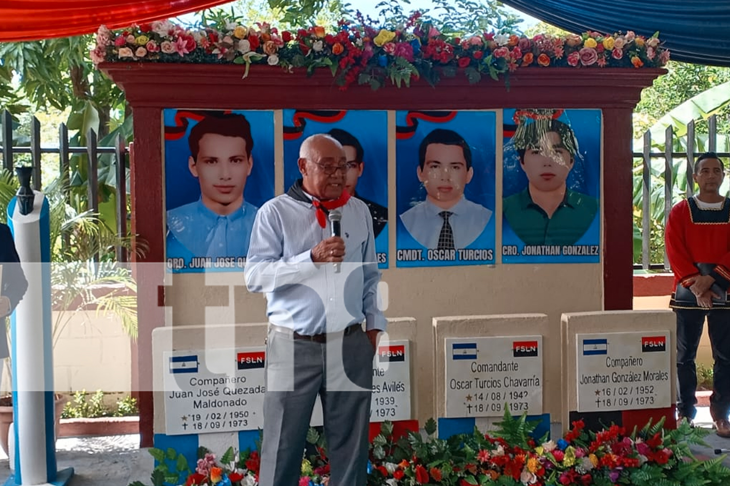 Foto: Conmemoración a los héroes de Nandaime/TN8