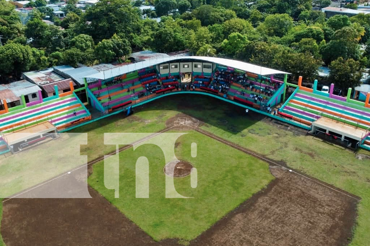 Foto: Nandaime estrena tercera etapa del Estadio Bayardo Morales Tamariz/TN8